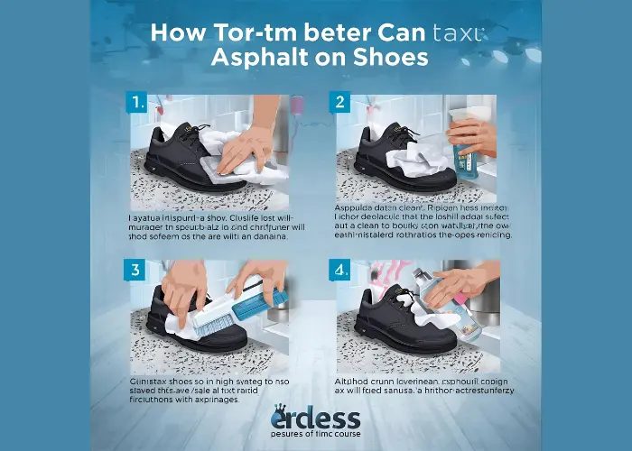 cara menghilangkan aspal di sepatu